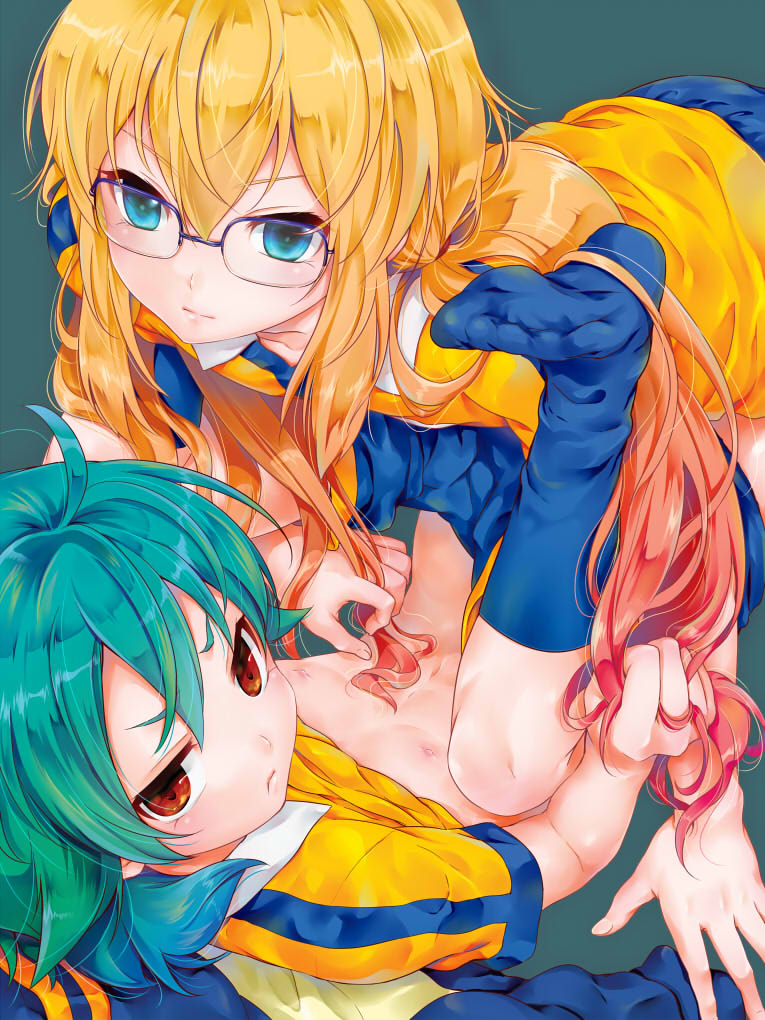 kirino ranmaru and kariya masaki (inazuma eleven and 2 more) drawn by chikaya