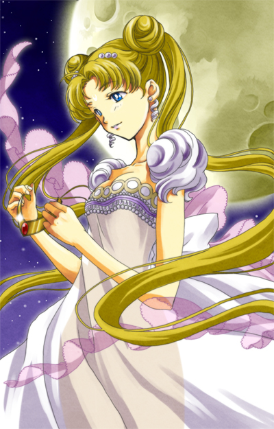 tsukino usagi and princess serenity (bishoujo senshi sailor moon) drawn by nekomaru_(nekohouse)