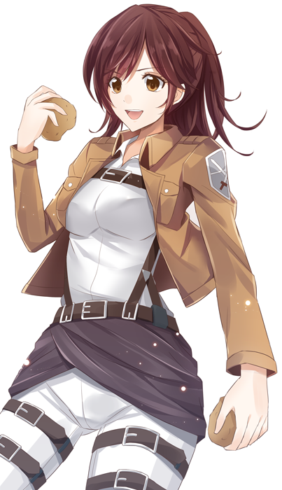 sasha blouse (shingeki no kyojin) drawn by aosaki_yukina