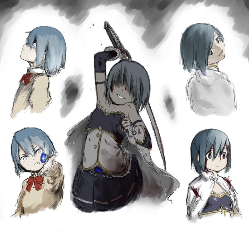 miki sayaka (mahou shoujo madoka magica) drawn by y_(khakiyawn)