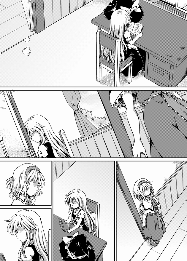 kirisame marisa and alice margatroid (touhou) drawn by sakimiya_(inschool)