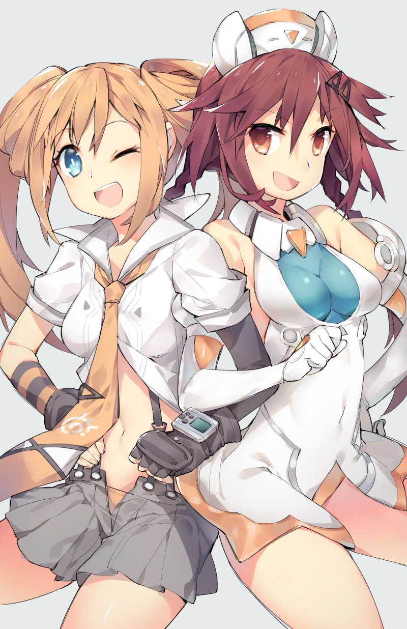 tennouboshi uzume and orange heart (neptune and 1 more) drawn by ge-b