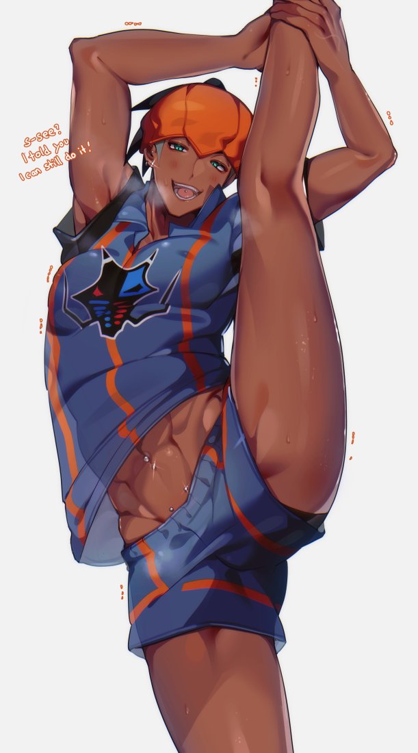 raihan (pokemon and 1 more) drawn by chariko