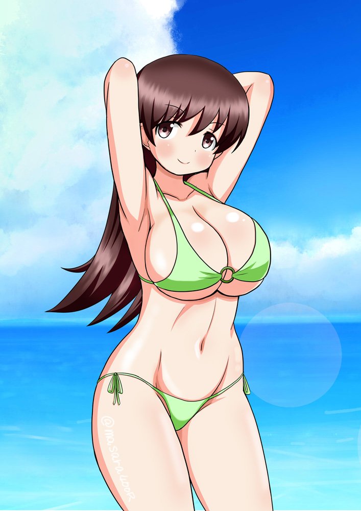 ooi and kitakami (kantai collection) drawn by masara_(chuujou)