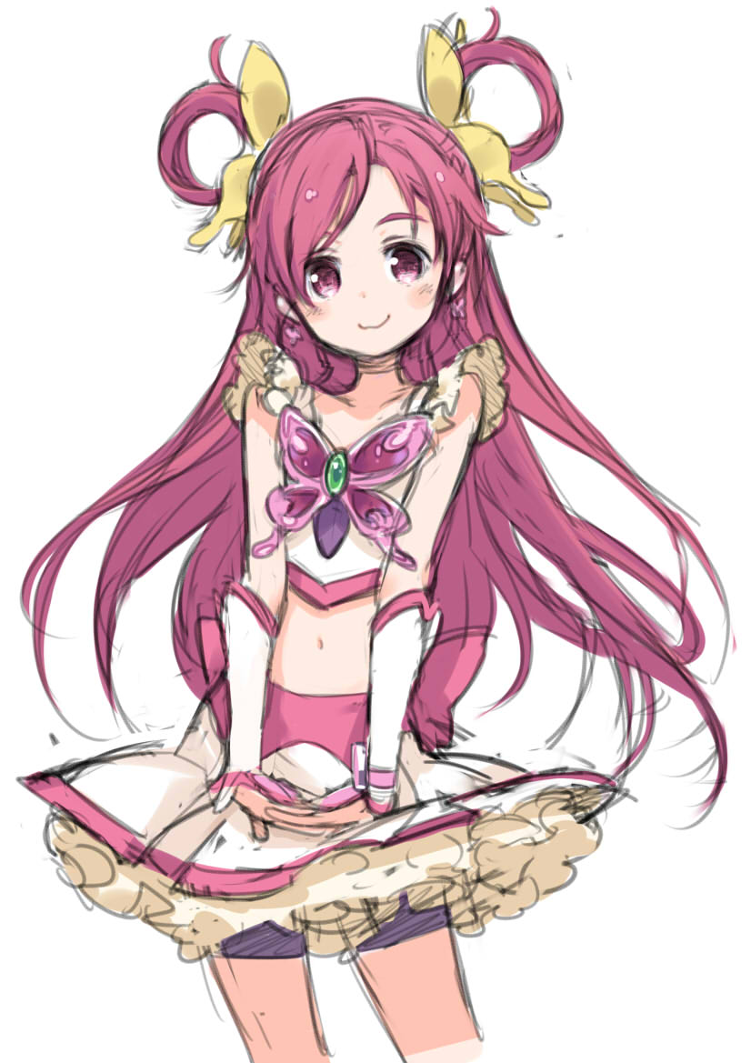 yumehara nozomi and cure dream (precure and 1 more) drawn by kuroboshi_kouhaku
