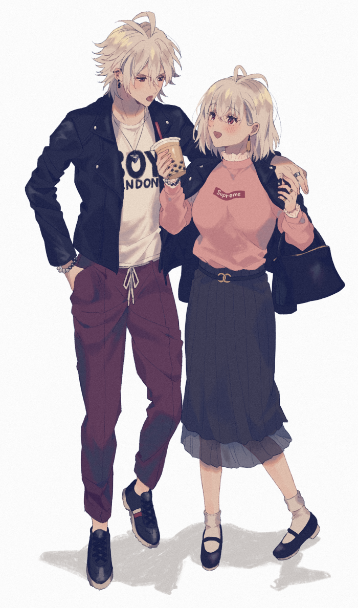 aohitsugi samatoki and aohitsugi nemu (hypnosis mic) drawn by 234_(1234!)