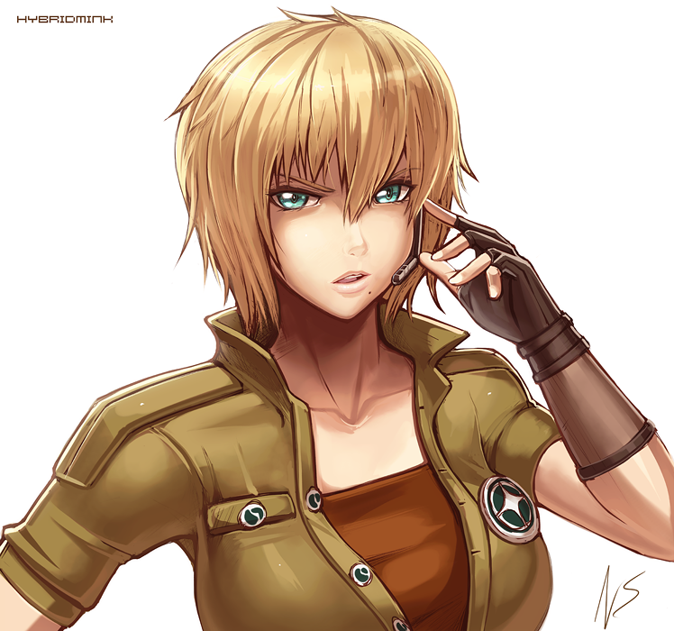 samus aran (metroid and 1 more) drawn by hybridmink