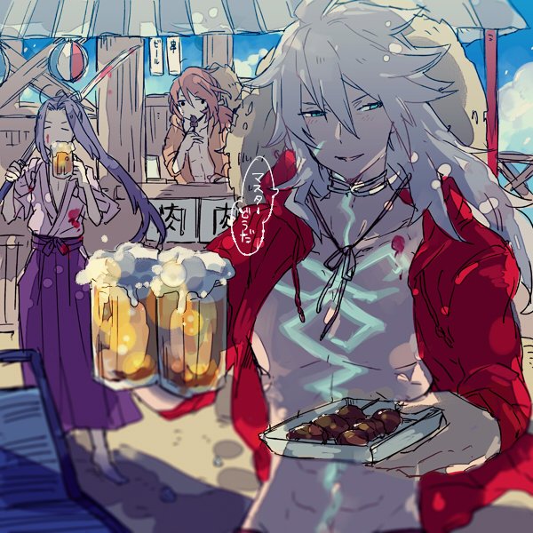 siegfried and sasaki kojirou (fate and 3 more) drawn by miyoshi_(m-mallow)