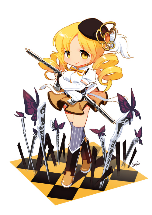 tomoe mami (mahou shoujo madoka magica) drawn by mao_yu