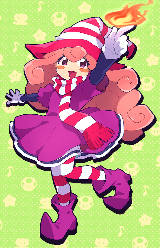 vivian (mario and 2 more) drawn by chiimako