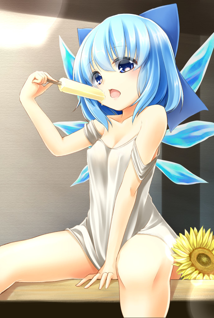 cirno (touhou and 1 more) drawn by getsuyou_yasumi
