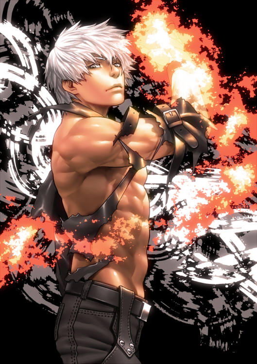 k' (the king of fighters) drawn by yorozu