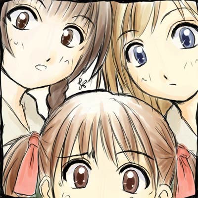 fukuzawa yumi, toudou shimako, and shimazu yoshino (maria-sama ga miteru)