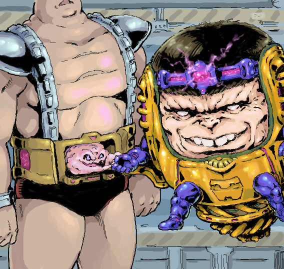 modok and krang (marvel and 1 more) drawn by joeji._n