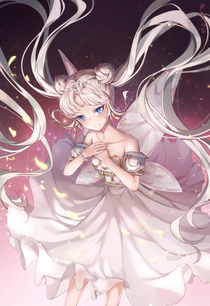 tsukino usagi and neo queen serenity (bishoujo senshi sailor moon) drawn by roang