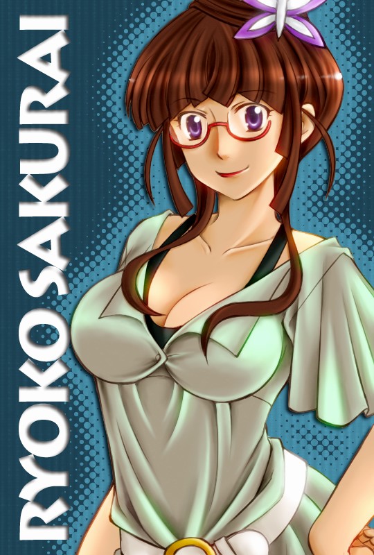 sakurai ryouko (senki zesshou symphogear) drawn by sakuran_(riddle_riddle)