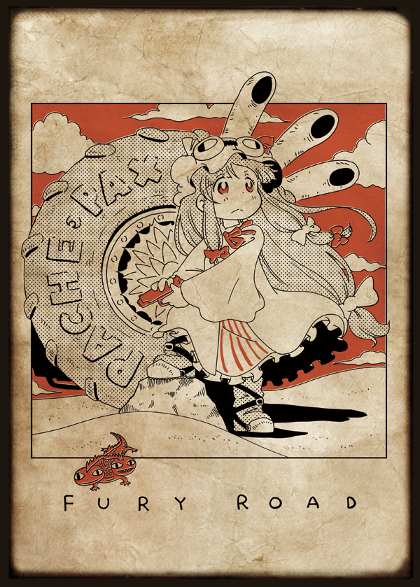 patchouli knowledge (touhou and 2 more) drawn by karaagetarou