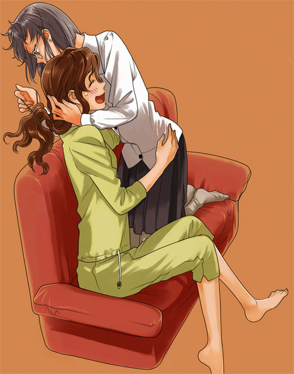 souma rena and mutsuki sera (strawberry shake sweet) drawn by mori_(unknown.)