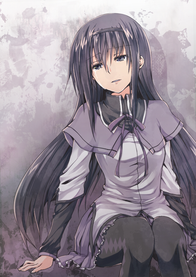 akemi homura (mahou shoujo madoka magica) drawn by oukawa_yuu