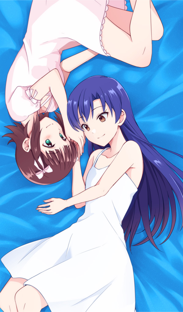 kisaragi chihaya and amami haruka (idolmaster and 2 more) drawn by kisaragi_ichigo