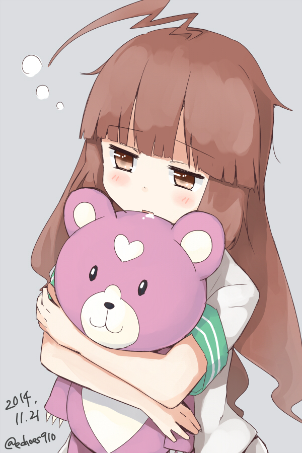 kuma and yotarou (kantai collection and 1 more) drawn by sui_(tsuruhibiki)