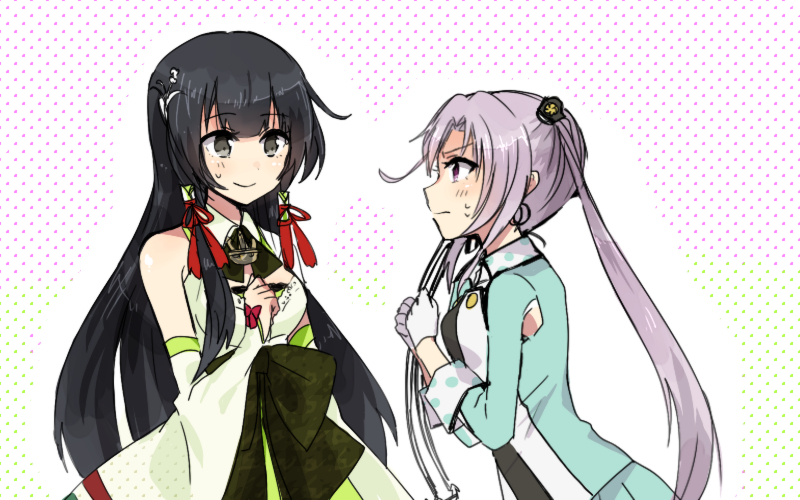 akitsushima and mizuho (kantai collection) drawn by annin_musou