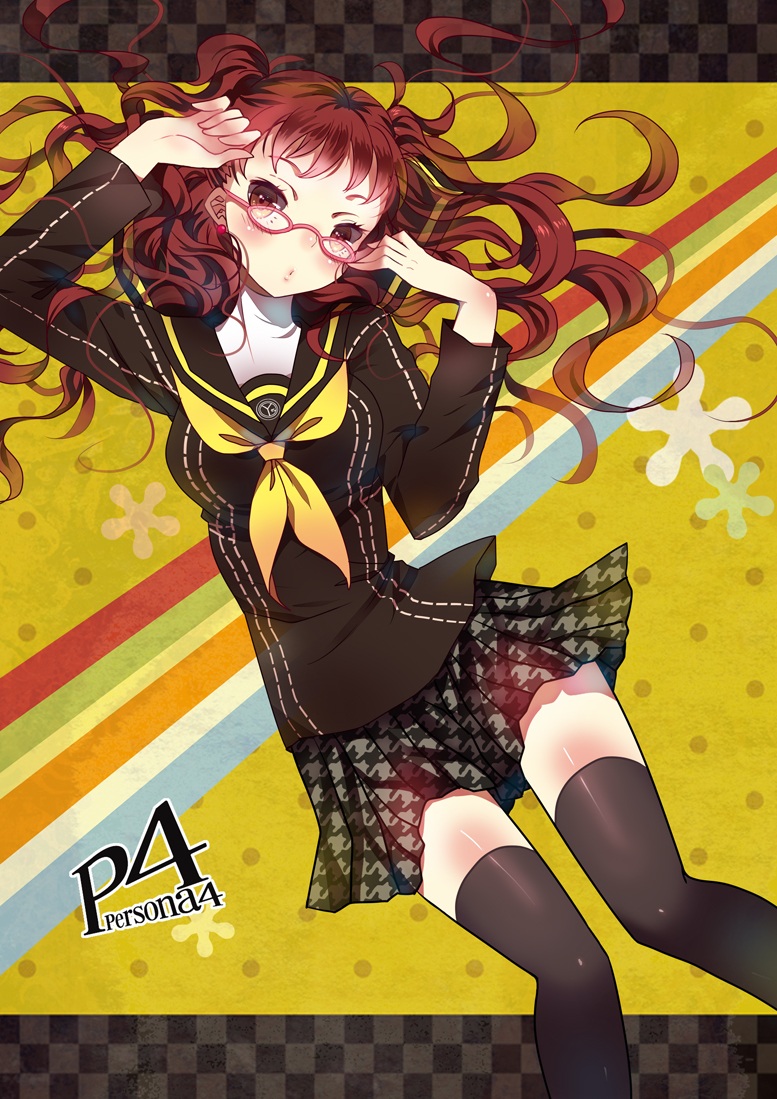 kujikawa rise (persona and 1 more) drawn by domotolain