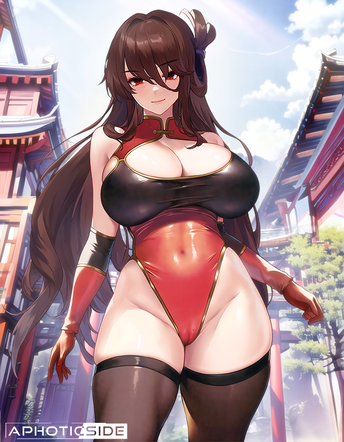 beidou (genshin impact) drawn by chihunhentai