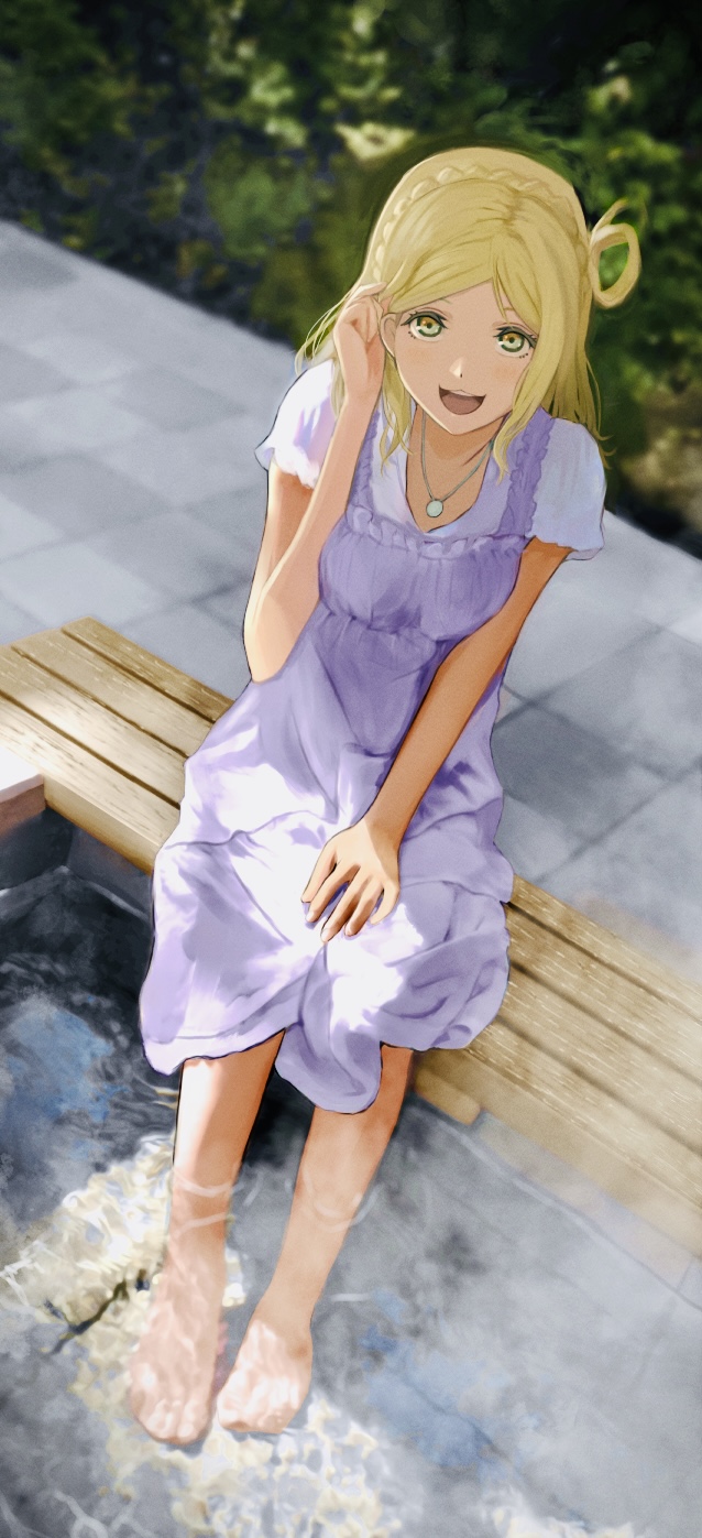 ohara mari (love live! and 1 more) drawn by yanase_eiwa