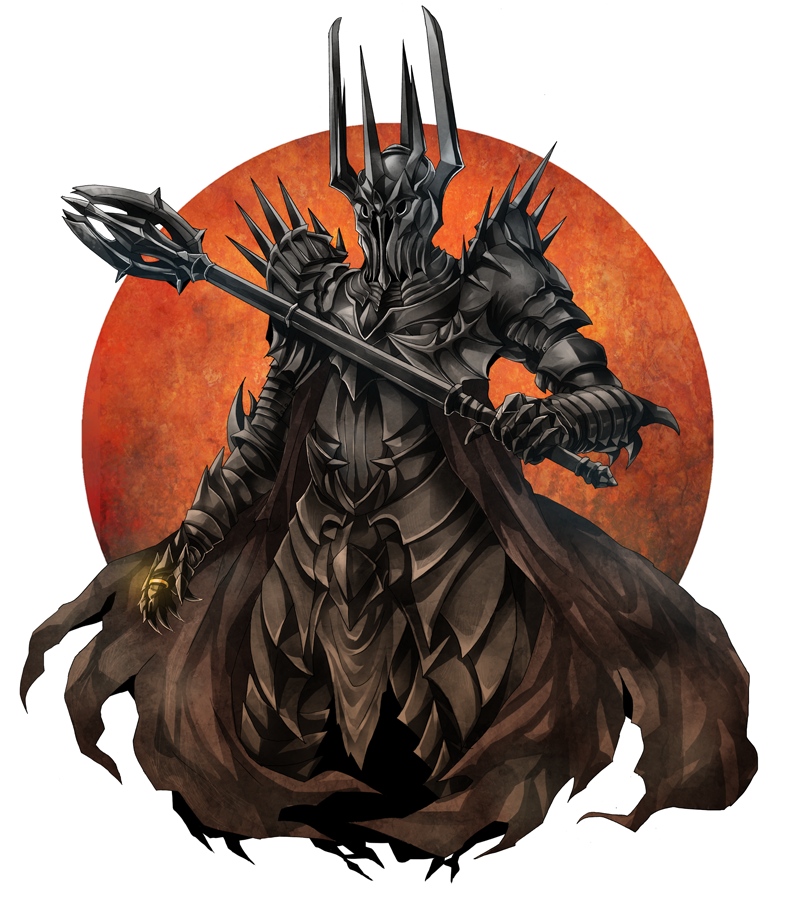 sauron (tolkien's legendarium and 1 more) drawn by michii_yuuki