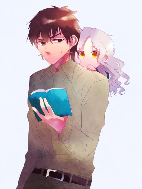 kotomine kirei and caren hortensia (fate and 2 more) drawn by purinnkawayusu