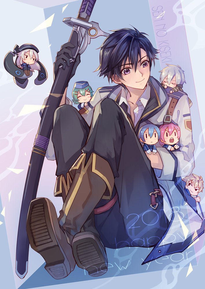 rean schwarzer, altina orion, crow armbrust, juna crawford, musse egret, and 3 more (eiyuu densetsu and 2 more) drawn by feng_you