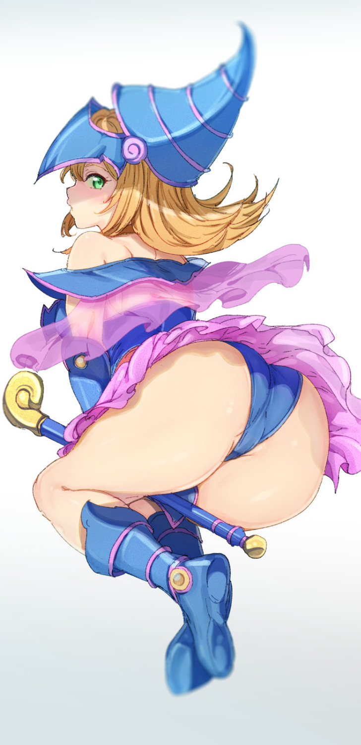 dark magician girl (yu-gi-oh!) drawn by alp