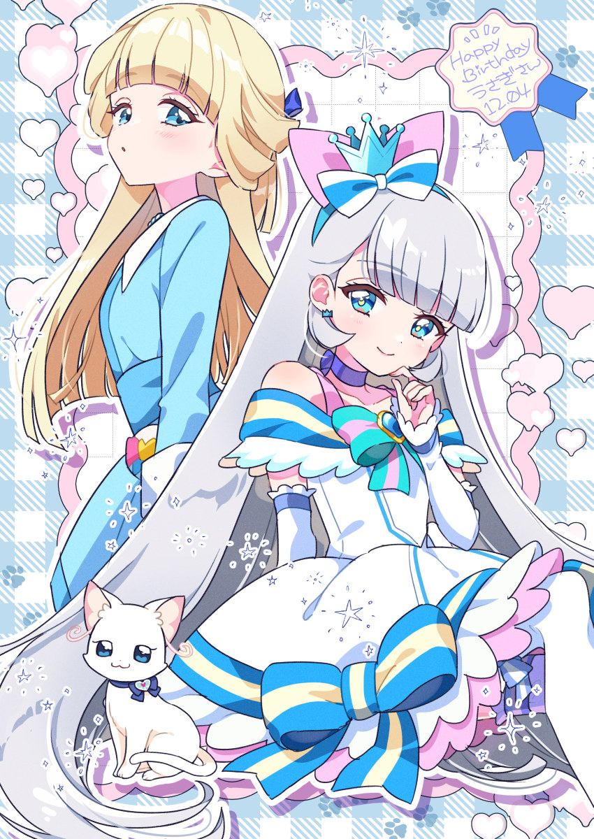 nekoyashiki yuki and cure nyammy (precure and 1 more) drawn by izumi_kirifu