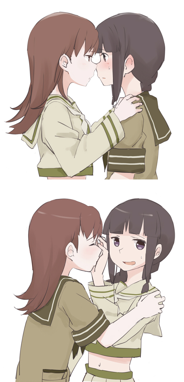 kitakami, ooi, kitakami kai ni, and ooi kai ni (kantai collection) drawn by chocotto715