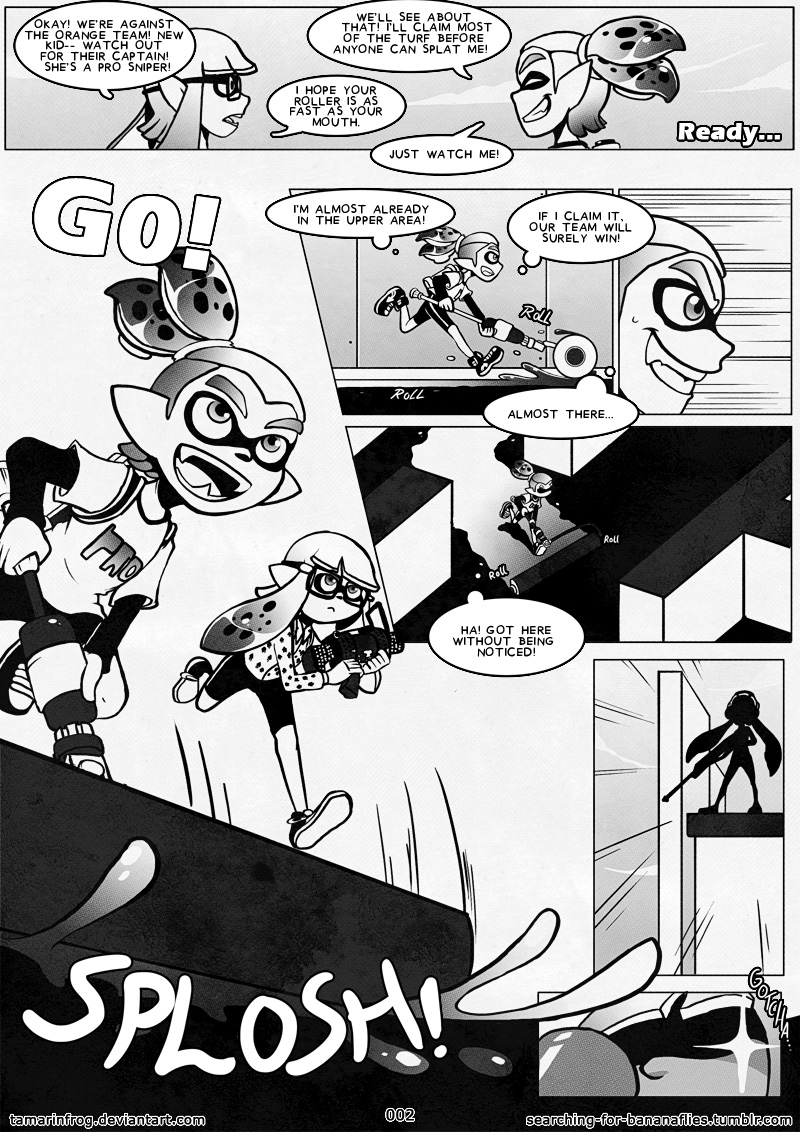 inkling player character, inkling girl, and inkling boy (splatoon and 1 more) drawn by tamarinfrog