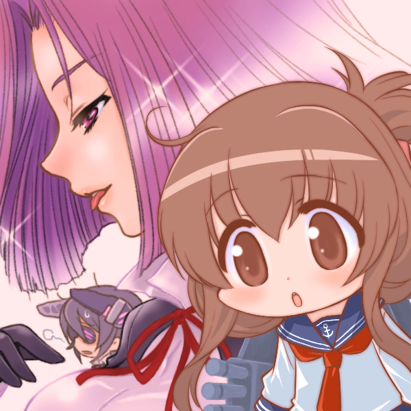 inazuma, tenryuu, and tatsuta (kantai collection) drawn by shinanoya_(satanicad)