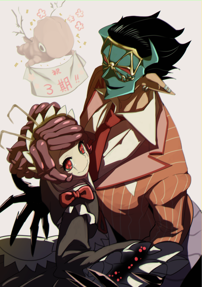 entoma vasilissa zeta, demiurge, and victim (overlord) drawn by masiro
