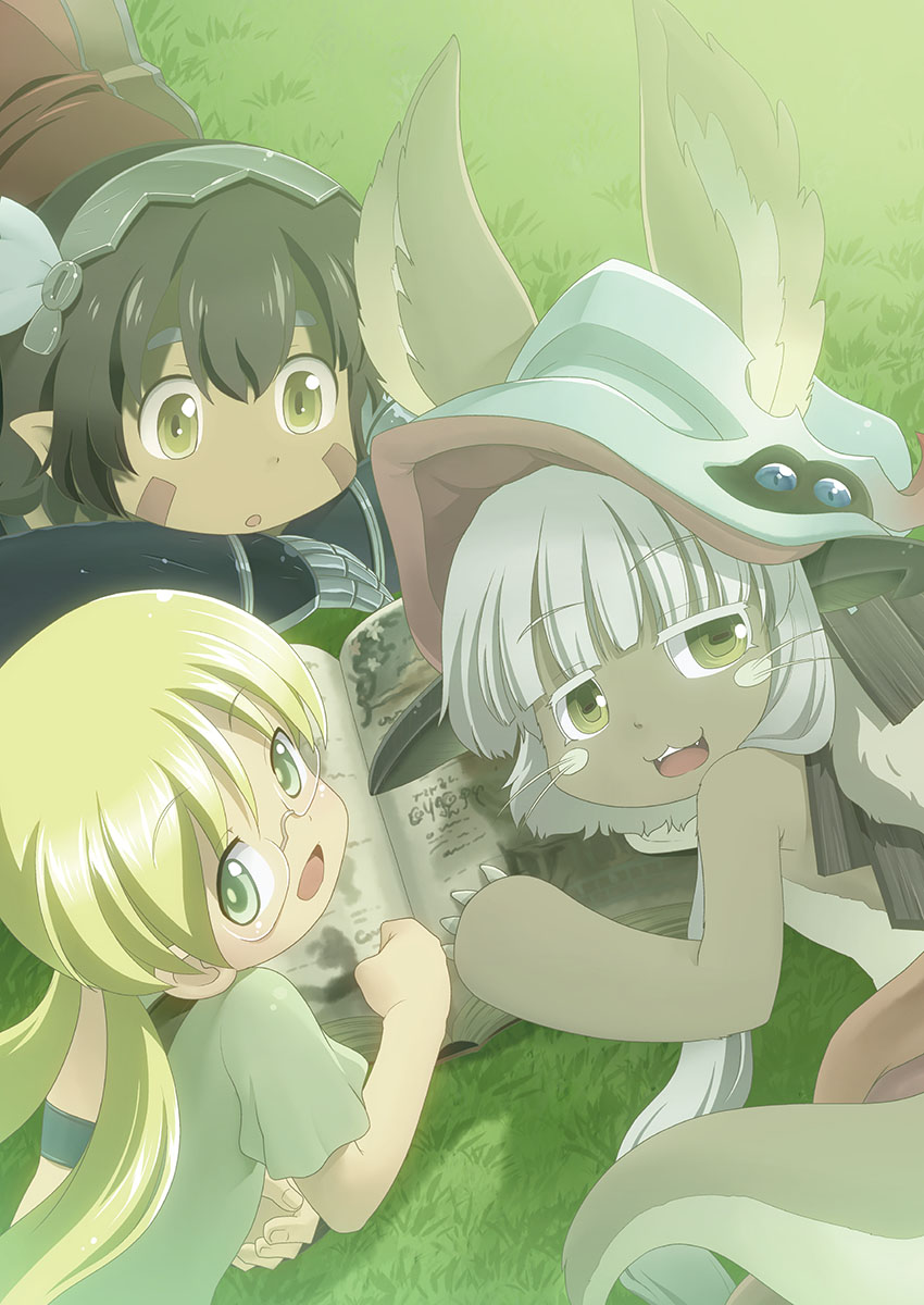 nanachi, reg, and riko (made in abyss) drawn by mizuki_hitoshi