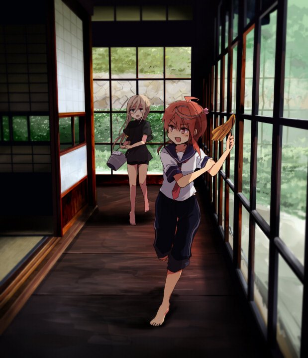 i-58 and u-511 (kantai collection) drawn by annin_musou