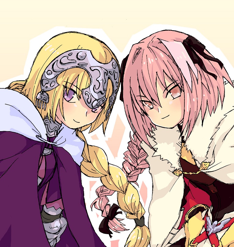 jeanne d'arc and astolfo (fate and 2 more) drawn by oorakaoorai-sfr