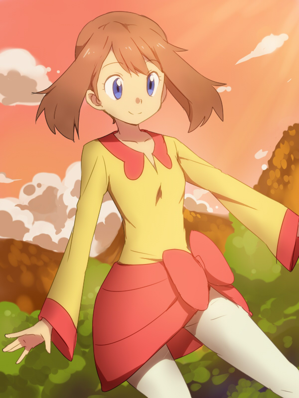may and iris (pokemon and 2 more) drawn by maruki_(punchiki)