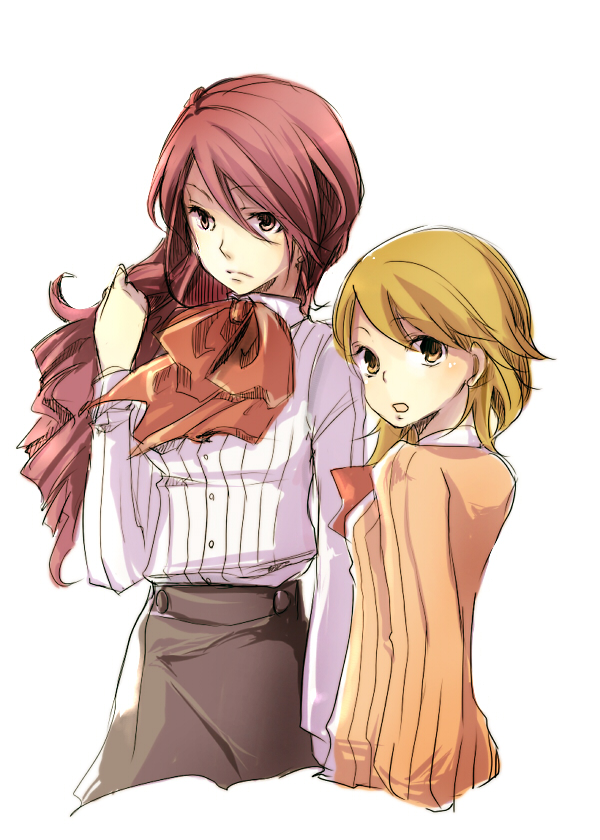 takeba yukari and kirijou mitsuru (persona and 1 more) drawn by machiko_(umu)