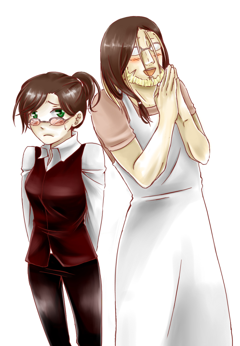 van hohenheim and trisha elric (fullmetal alchemist) drawn by srr0804