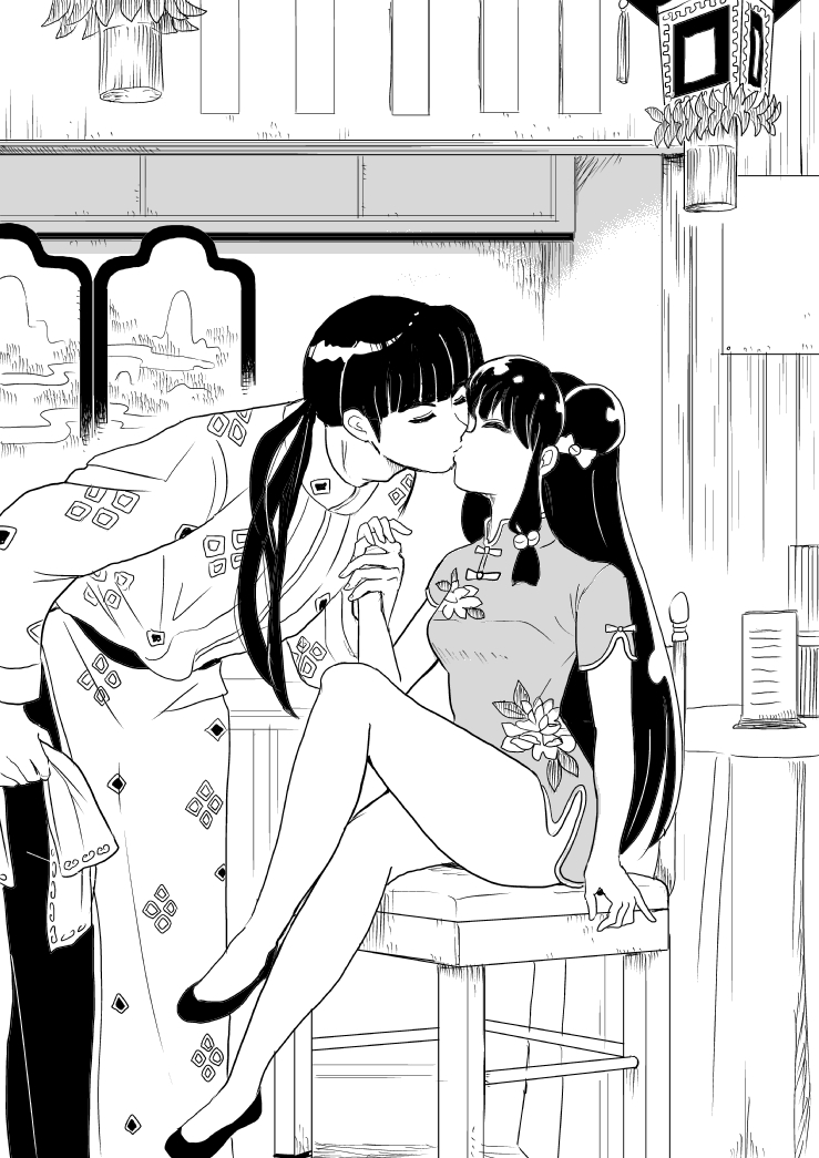 shampoo and mousse (ranma 1/2) drawn by keyutoke