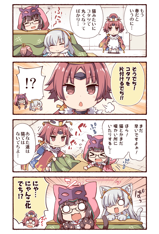 anastasia, osakabehime, viy, and beni-enma (fate and 1 more) drawn by rioshi