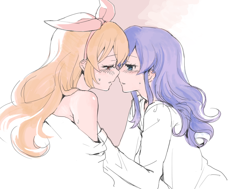 hoshimiya ichigo and kiriya aoi (aikatsu!) drawn by yoban