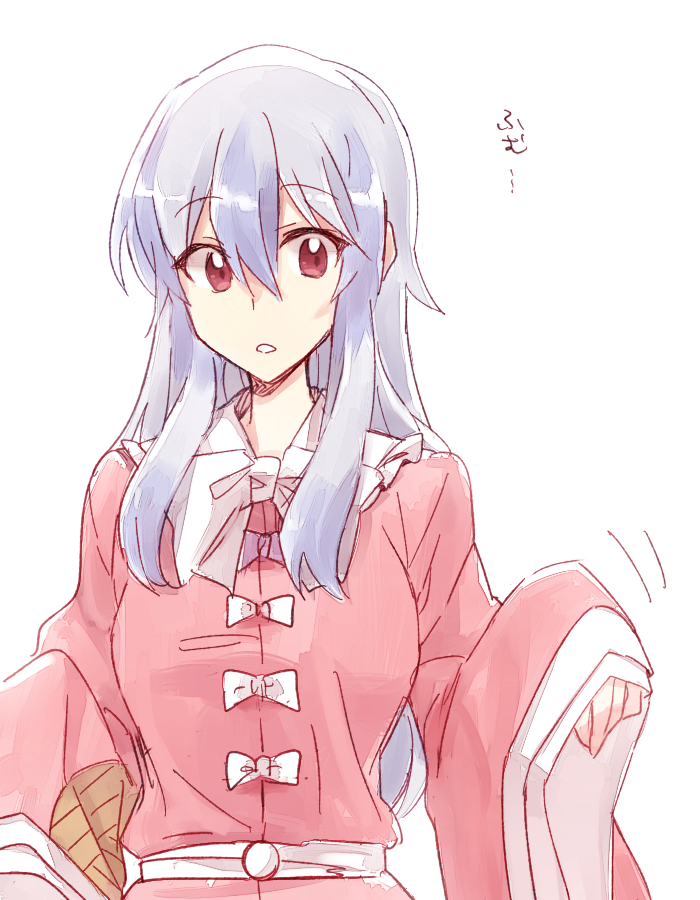 kamishirasawa keine and houraisan kaguya (touhou) drawn by 6_(yuchae)