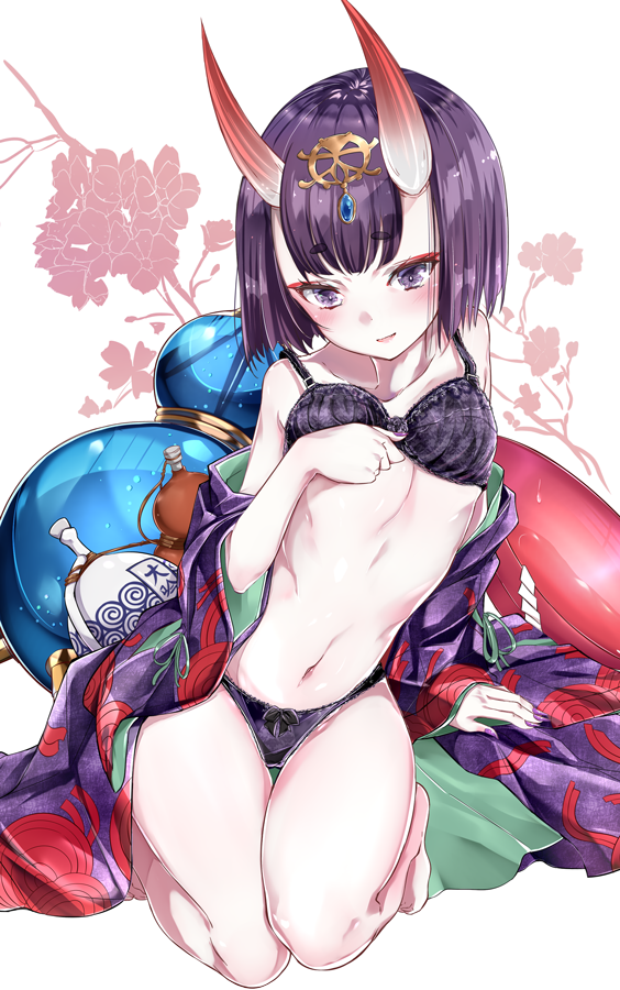 shuten douji (fate and 1 more) drawn by hamaken._(novelize)