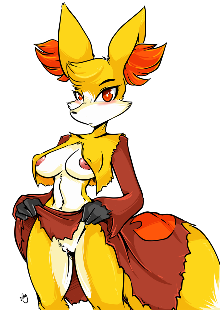delphox (pokemon and 1 more) drawn by ducky